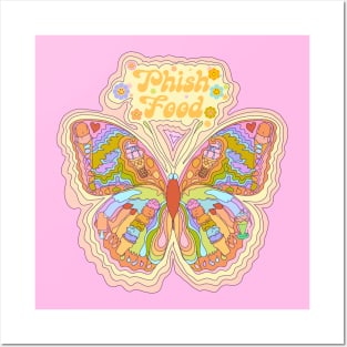 Phish Food - Phish 70s Butterfly Posters and Art